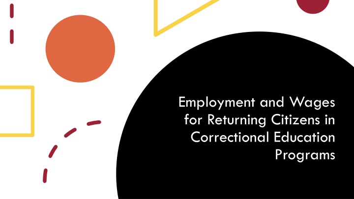 employment and wages for returning citizens n.w