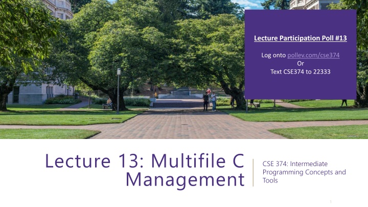 lecture participation poll 13 n.w