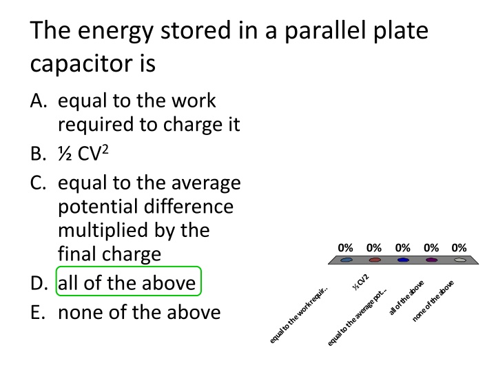 the energy stored in a parallel plate capacitor is n.w