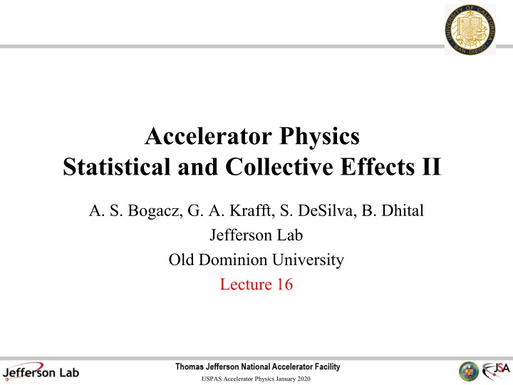 accelerator physics statistical and collective n.w