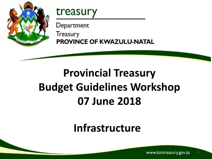 provincial treasury budget guidelines workshop n.w