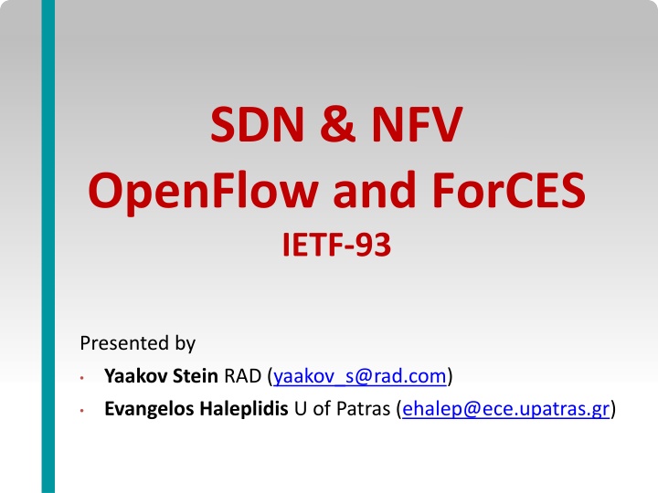Role of SDN and NFV in Modern Communications