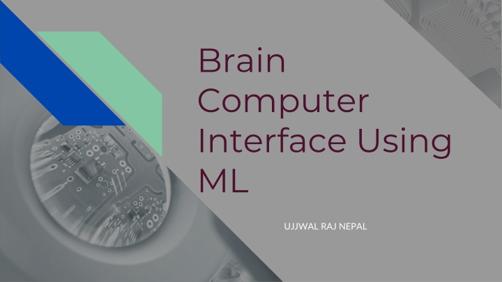 brain computer interface using ml n.w