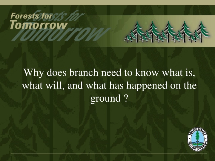 why does branch need to know what is what will n.w