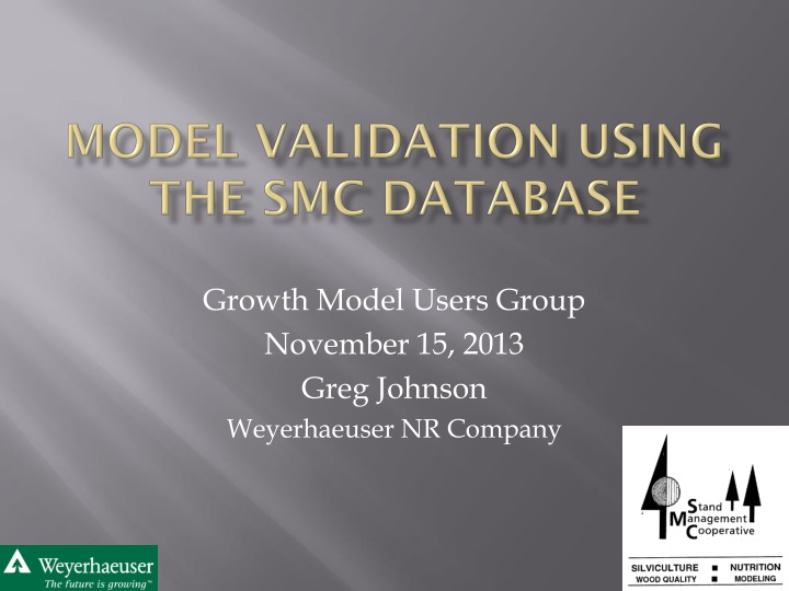 growth model users group november 15 2013 greg n.w