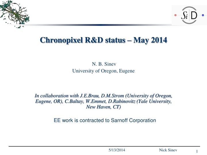 chronopixel r d status may 2014 n.w
