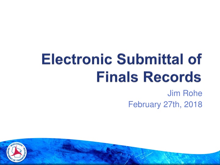 File Structure Submittal Process