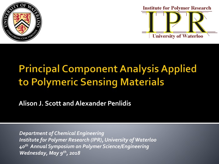 alison j scott and alexander penlidis n.w