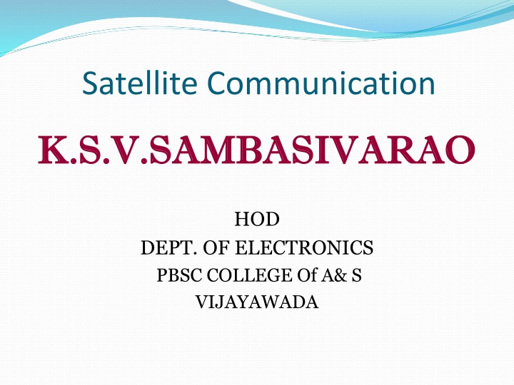 satellite communication n.w