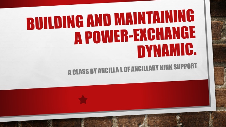 The Dynamics of Power in Relationships