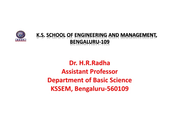 k s school of engineering and management n.w