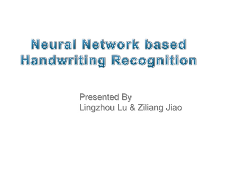 Neural Network Handwriting Recognition System Development