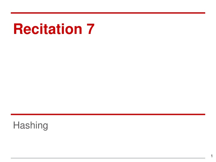 Efficient Set Operations Using Hashing