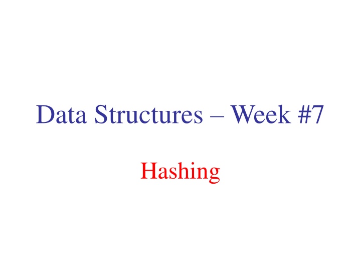 Data Structures