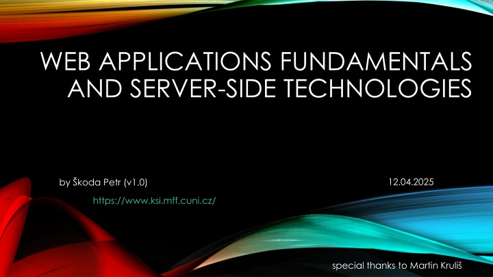 web applications fundamentals and server side n.w