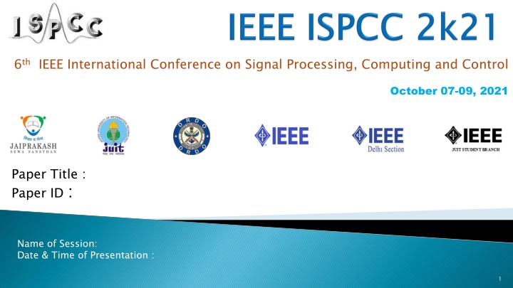 6 th ieee international conference on signal n.w