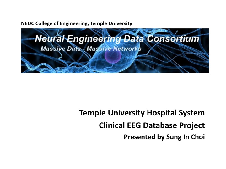 Temple University EEG Data Management Project