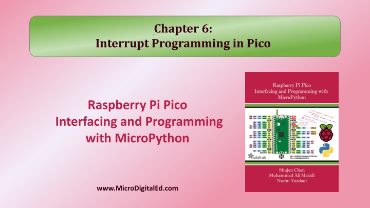 Interrupt Programming in Raspberry Pi Pico Interface