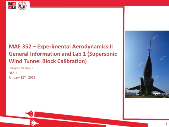 mae 352 experimental aerodynamics ii general n.w