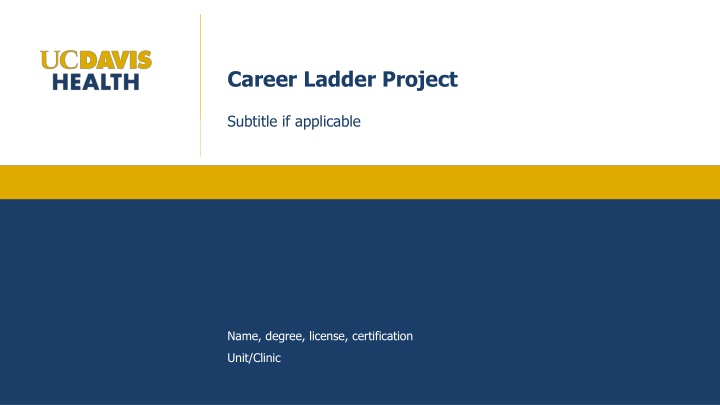 career ladder project n.w