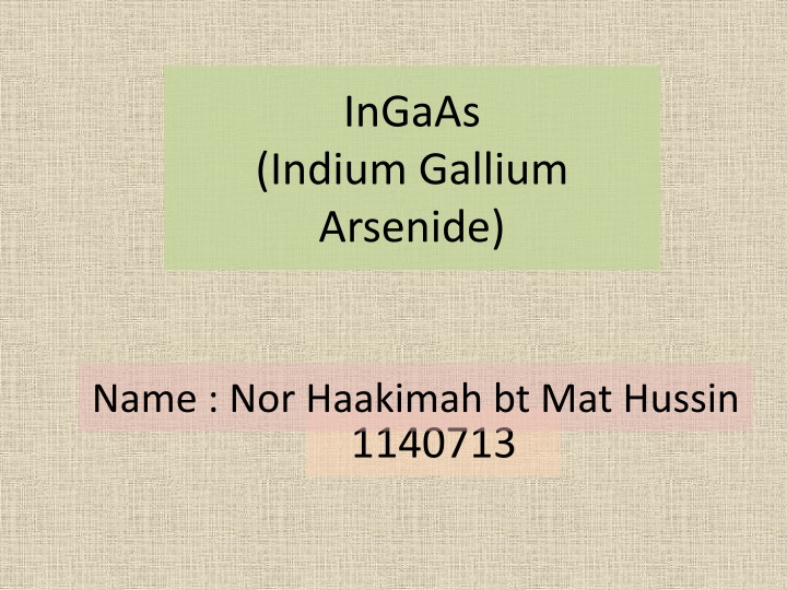 ingaas n.w
