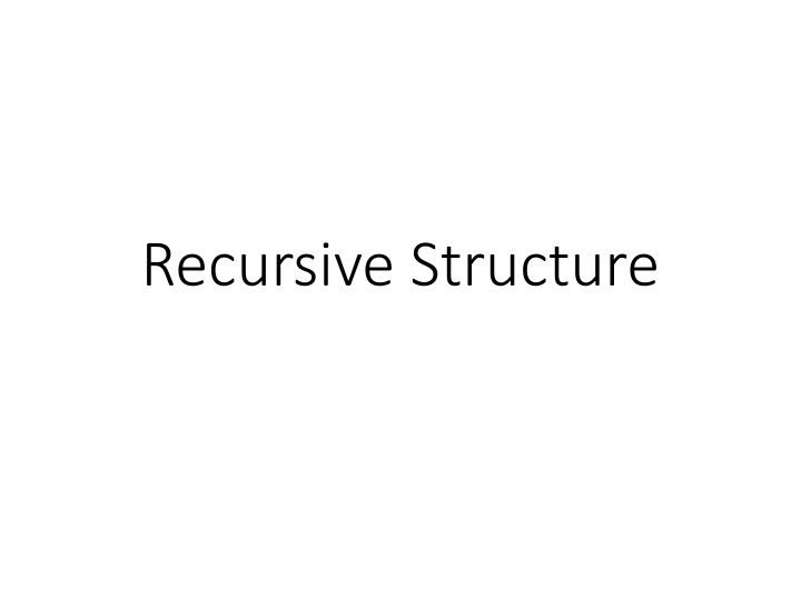 recursive structure n.w