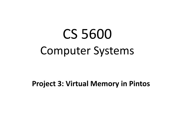 cs 5600 computer systems n.w