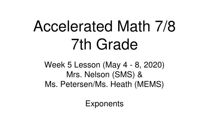accelerated math 7 8 7th grade n.w