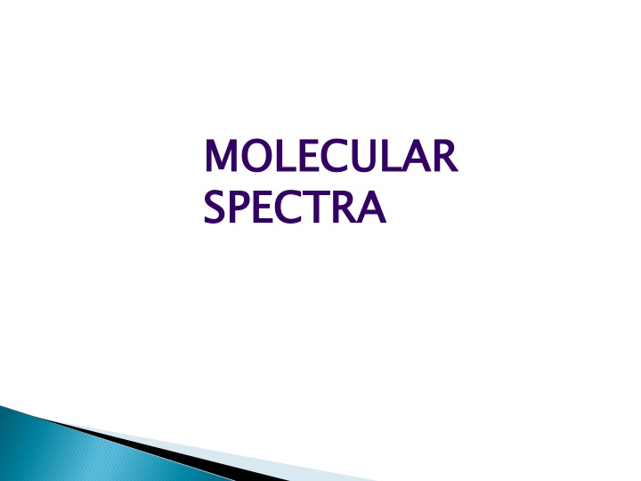 molecular spectra n.w