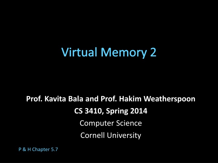 virtual memory 2 n.w
