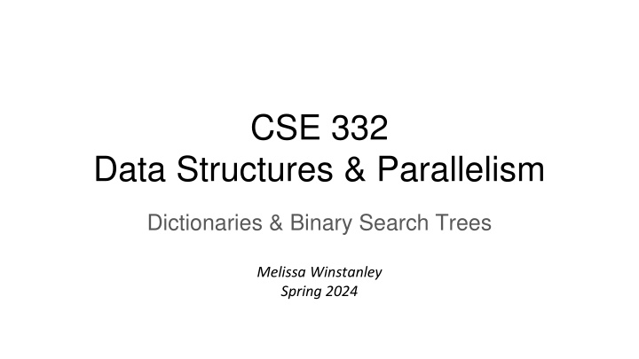 Studying Data Structures and ADTs in CSE