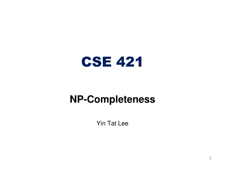 cse 421 n.w