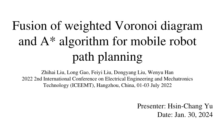 fusion of weighted voronoi diagram n.w