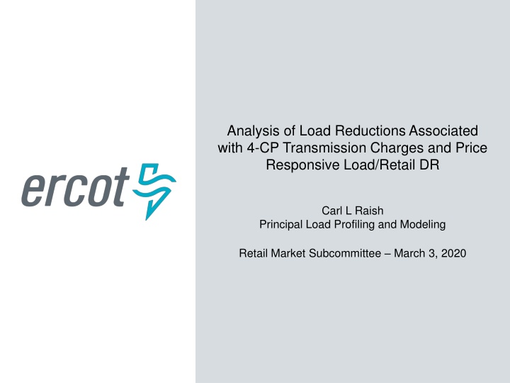 analysis of load reductions associated with n.w
