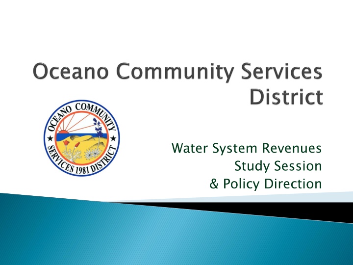 water system revenues study session policy n.w