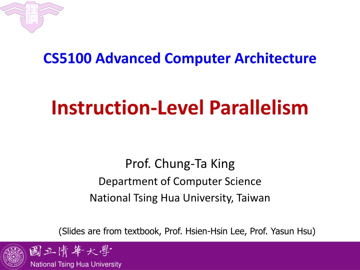 cs5100 advanced computer architecture n.w
