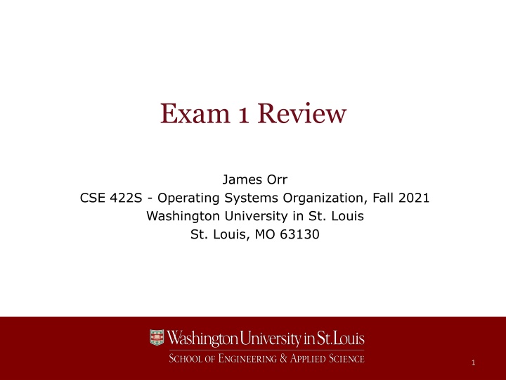 exam 1 review n.w