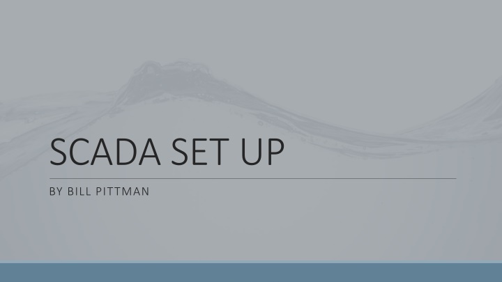 scada set up n.w