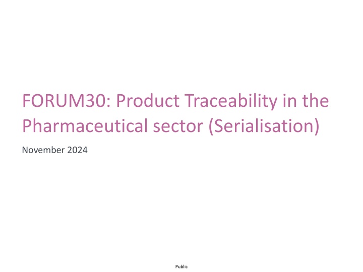 forum30 product traceability n.w