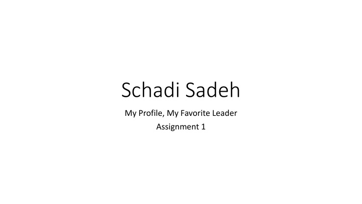 schadi sadeh n.w