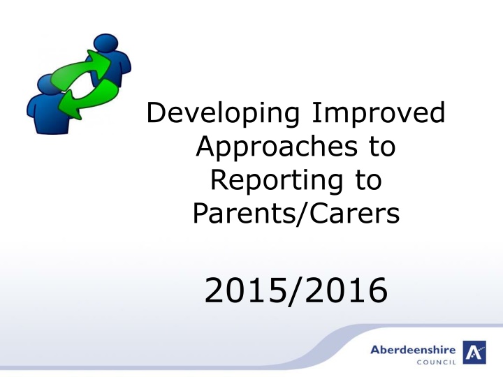 developing improved approaches to reporting n.w