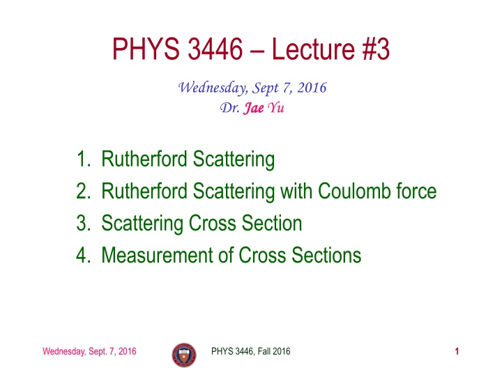 phys 3446 lecture 3 n.w