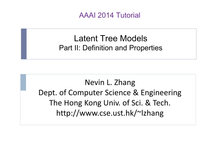 aaai 2014 tutorial n.w