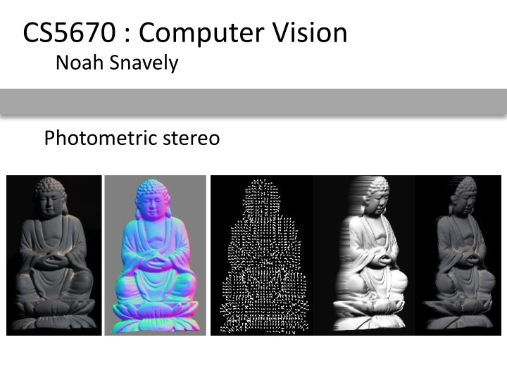 cs5670 computer vision noah snavely n.w