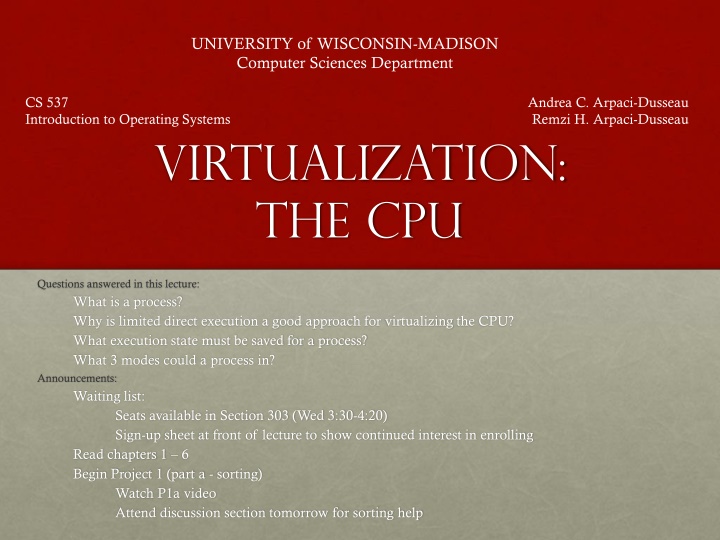 university of wisconsin madison computer sciences n.w