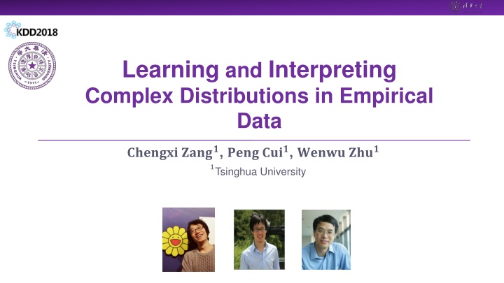 learning and interpreting complex distributions n.w