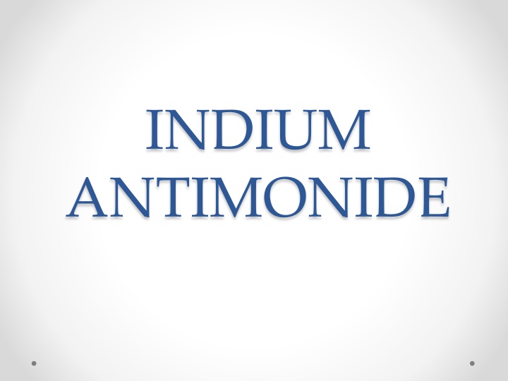indium antimonide n.w