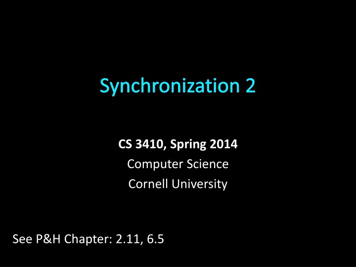 synchronization 2 n.w