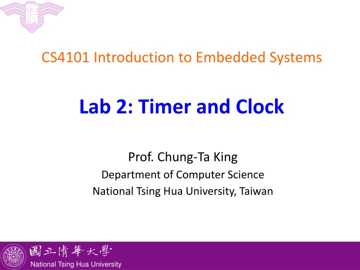 cs4101 introduction to embedded systems n.w