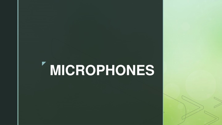 Exploring Microphones: Types and Characteristics